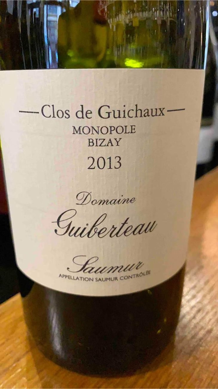 Clos De Guichaux Saumur - Domaine Guiberteau - Romain Guiberteau 