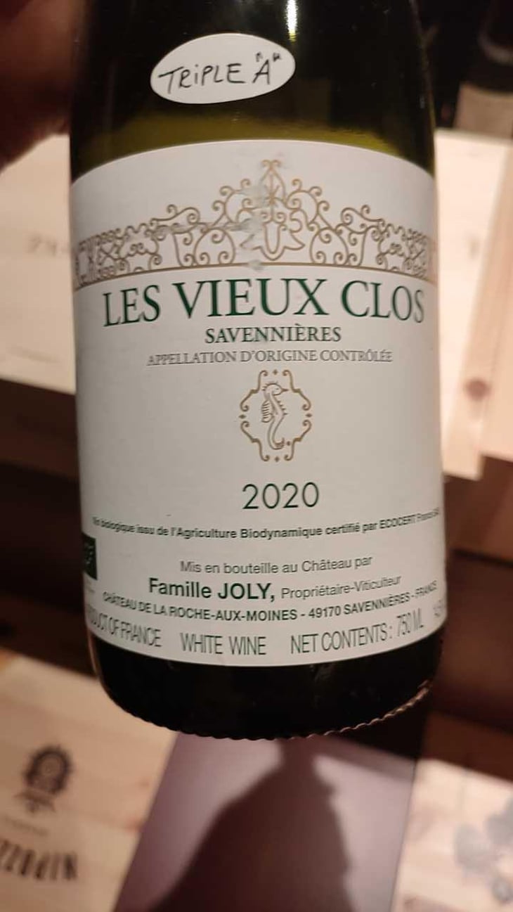 Clos de la Bergerie - Château de la Roche Aux Moines - Coulée de Serrant - Virginie & Nicolas Joly 