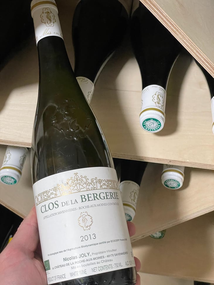 Clos de la Bergerie - Château de la Roche Aux Moines - Coulée de Serrant - Virginie & Nicolas Joly 