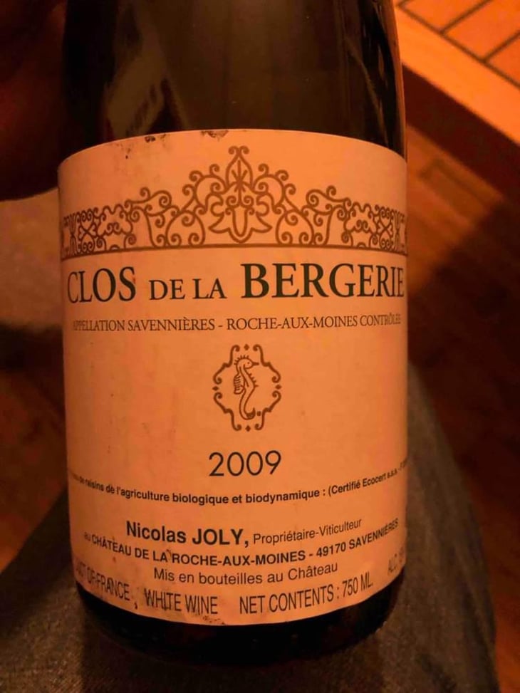 Clos de la Bergerie - Château de la Roche Aux Moines - Coulée de Serrant - Virginie & Nicolas Joly 