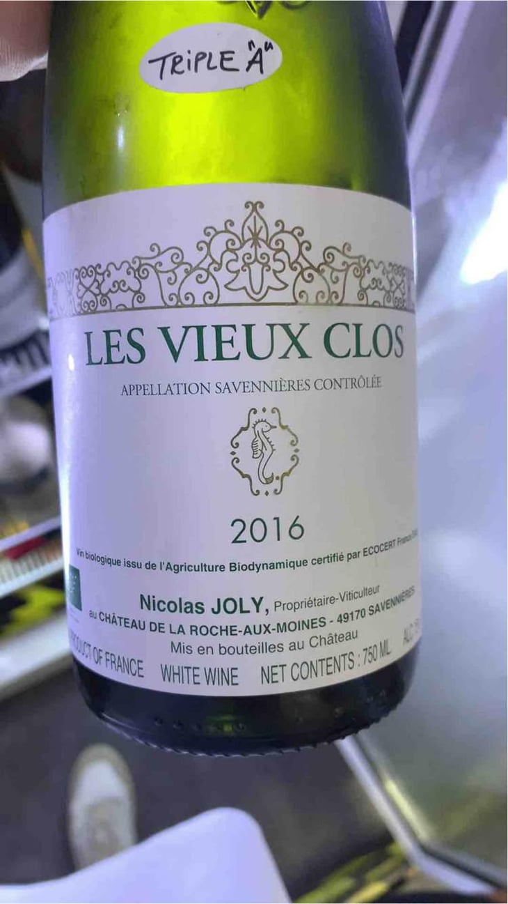 Clos de la Bergerie - Château de la Roche Aux Moines - Coulée de Serrant - Virginie & Nicolas Joly 