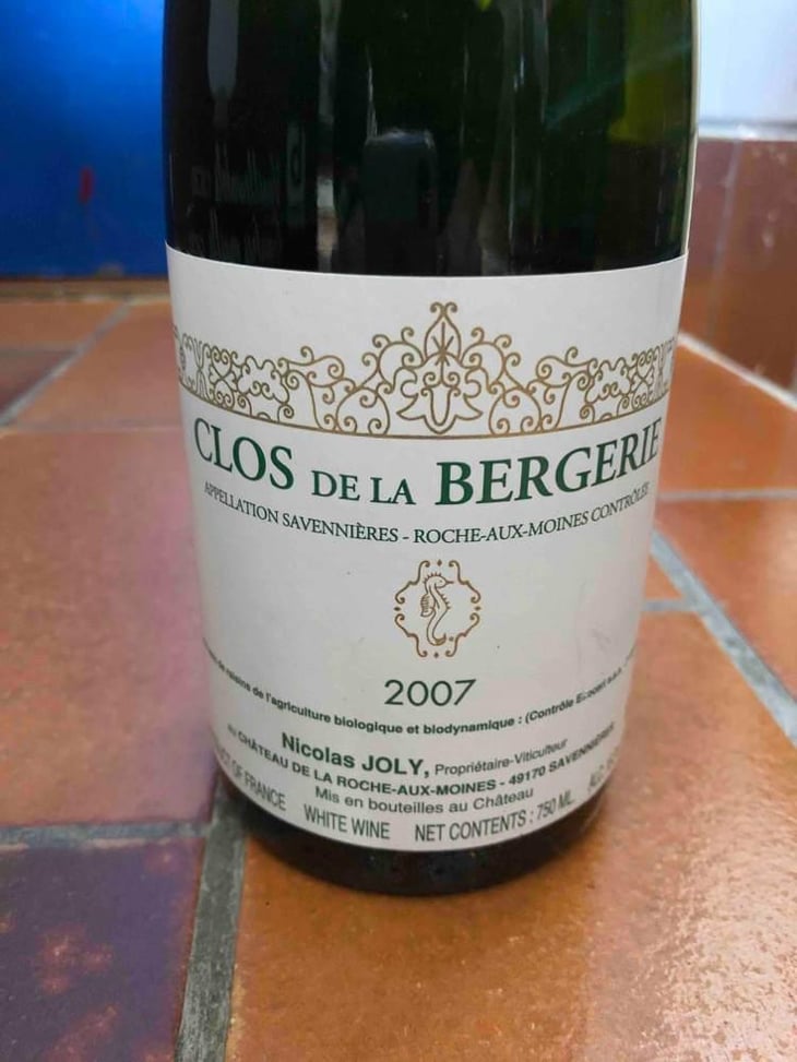 Clos de la Bergerie - Château de la Roche Aux Moines - Coulée de Serrant - Virginie & Nicolas Joly 