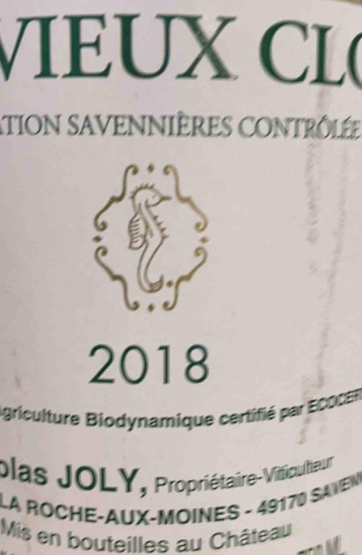 Clos de la Bergerie - Château de la Roche Aux Moines - Coulée de Serrant - Virginie & Nicolas Joly 