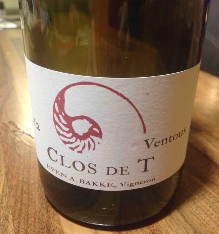 Clos De T Rouge - Clos de T. / Clos de Trias - Even A. Bakke 