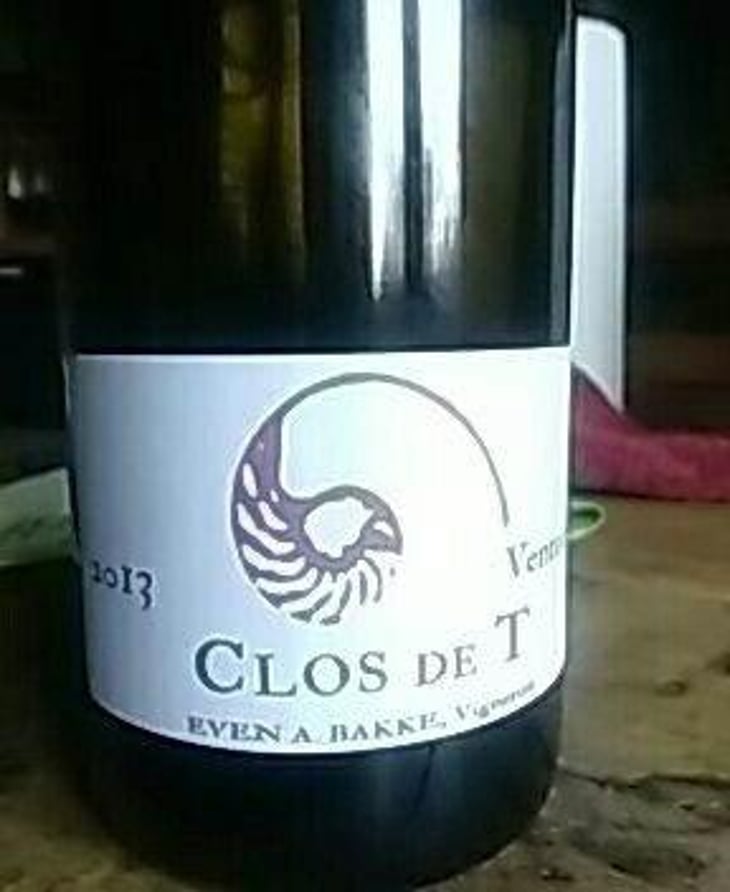 Clos De T Rouge - Clos de T. / Clos de Trias - Even A. Bakke 