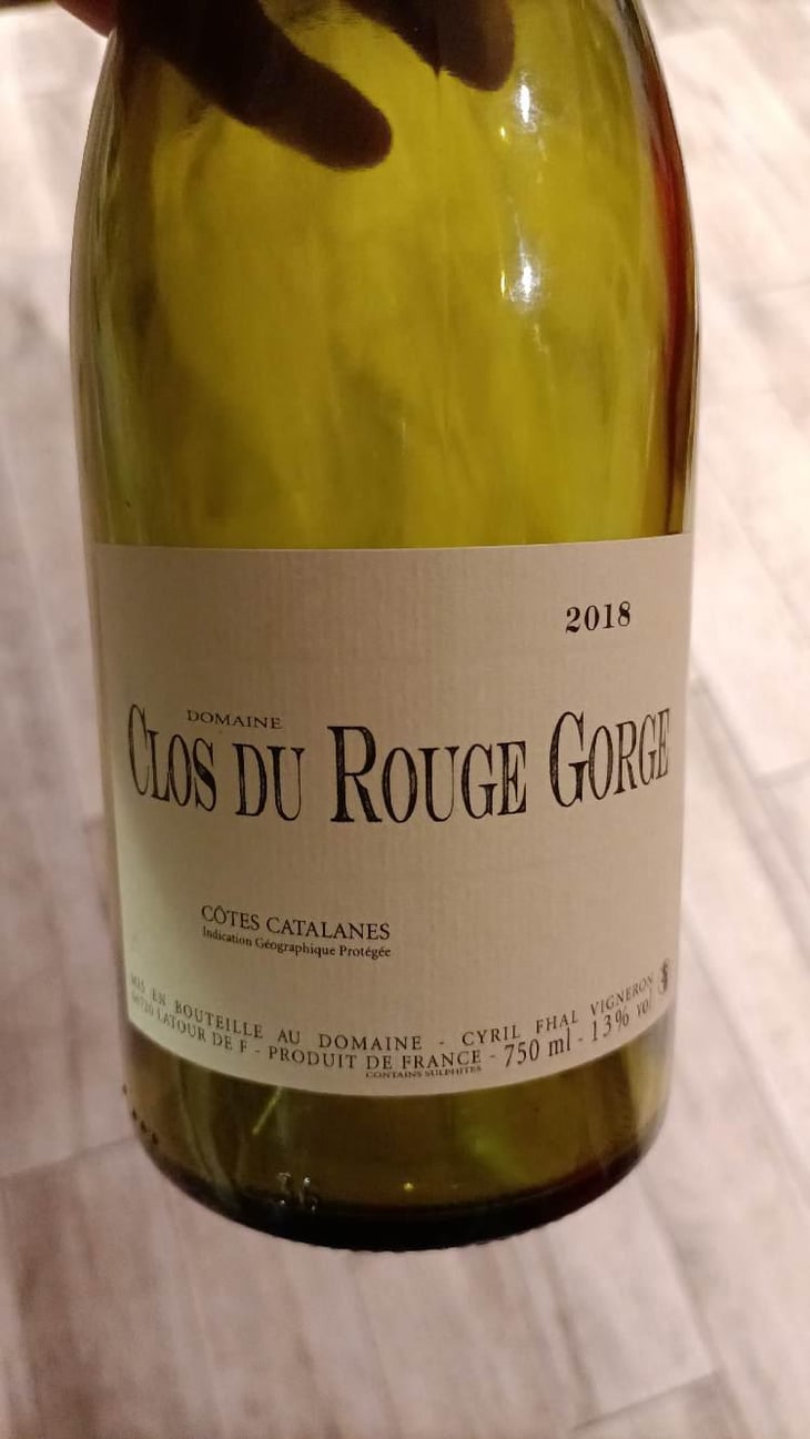 Clos du Rouge Gorge Blanc - Clos du Rouge Gorge - Cyril Fhal 