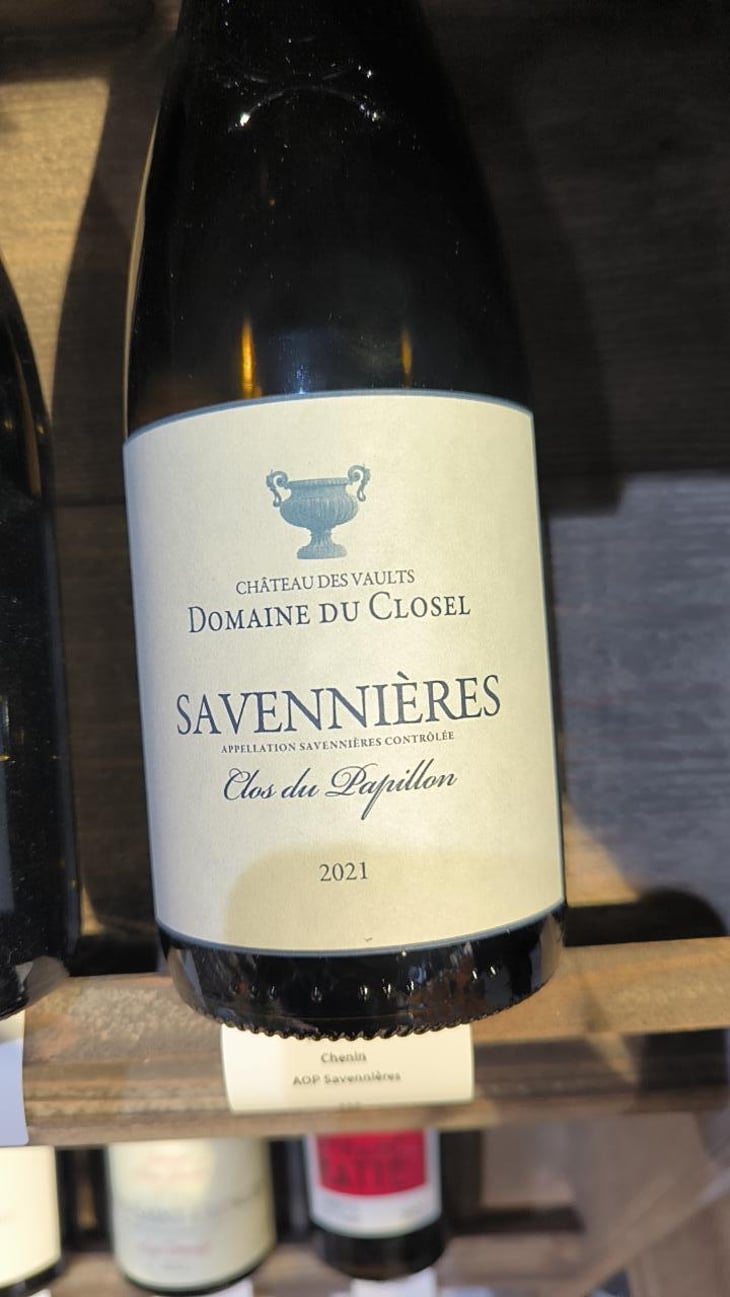 Clos du Papillon - Domaine du Closel - Evelyne de Jessey-Pontbriand -2019