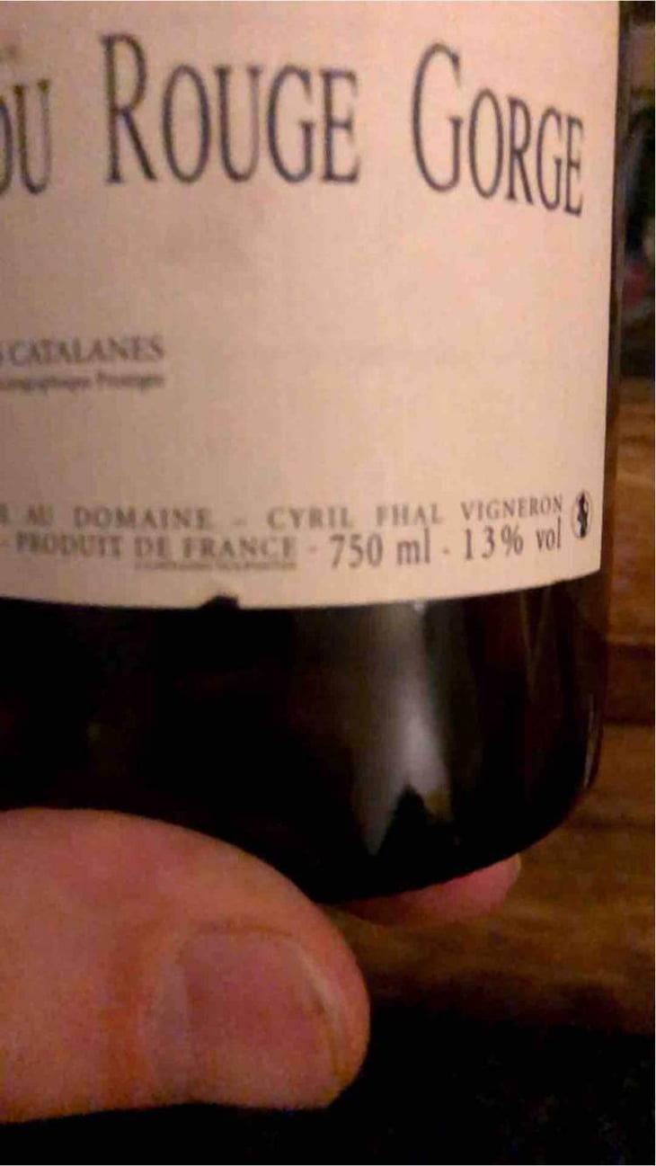 Clos du Rouge Gorge Blanc - Clos du Rouge Gorge - Cyril Fhal 
