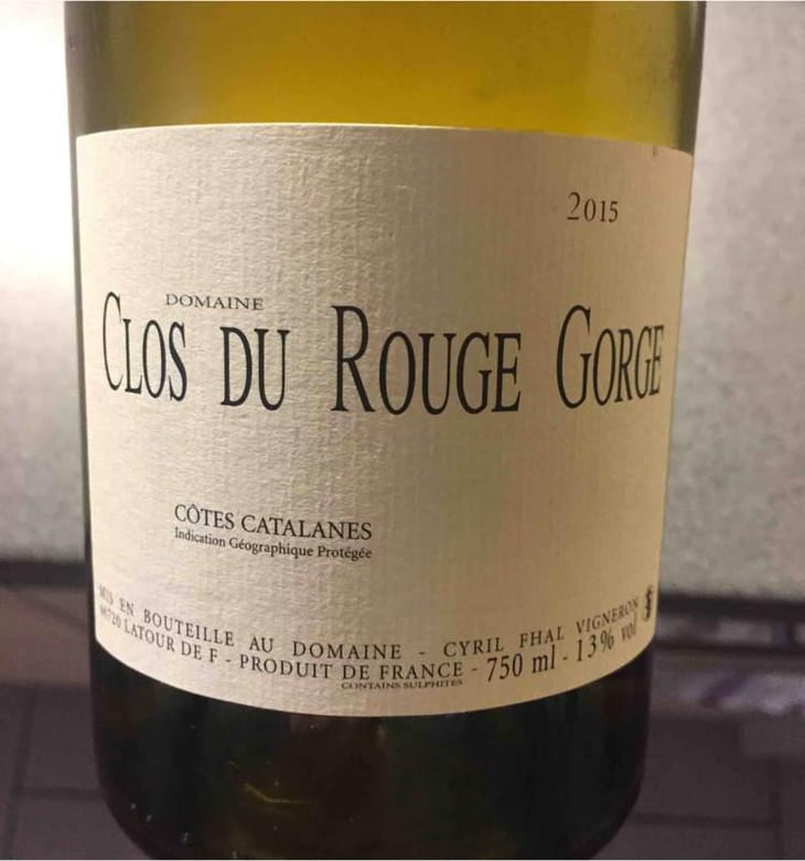 Clos du Rouge Gorge Blanc - Clos du Rouge Gorge - Cyril Fhal 