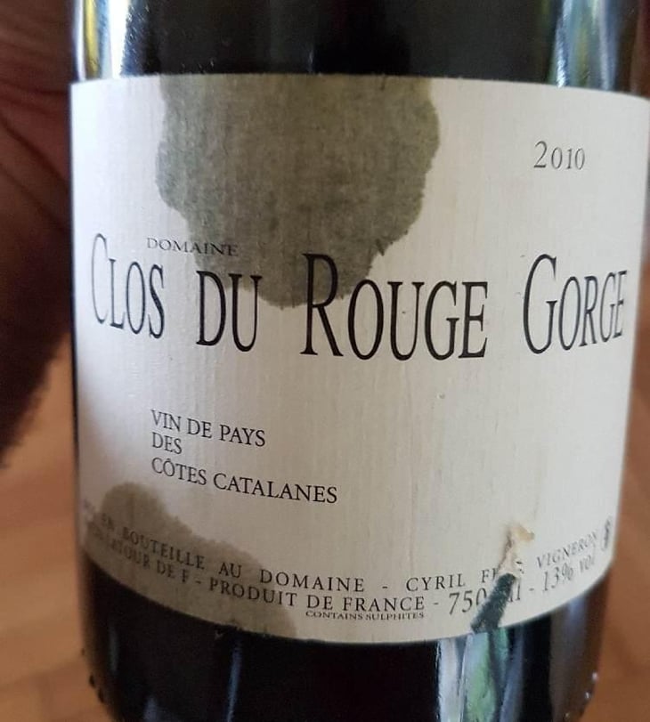 Clos du Rouge Gorge Rouge - Clos du Rouge Gorge - Cyril Fhal 