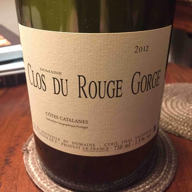 Clos du Rouge Gorge Rouge - Clos du Rouge Gorge - Cyril Fhal 