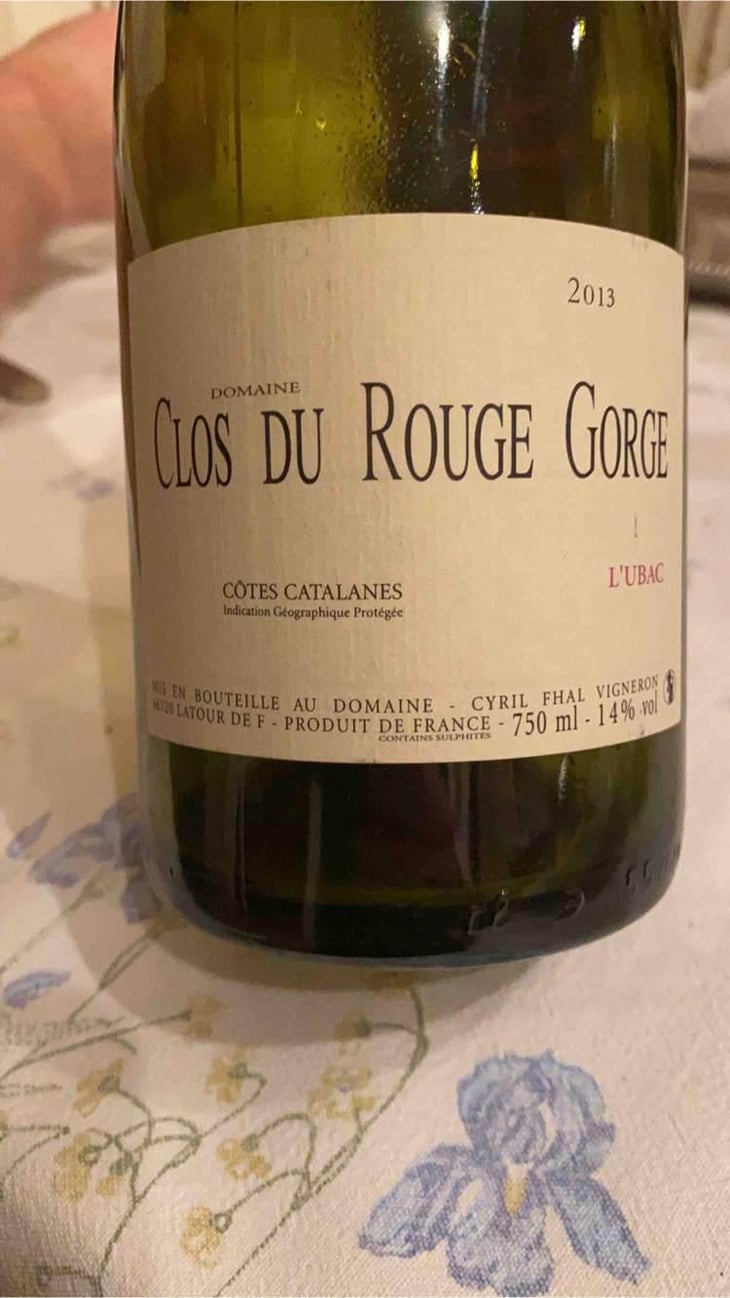 Clos du Rouge Gorge Rouge - Clos du Rouge Gorge - Cyril Fhal 