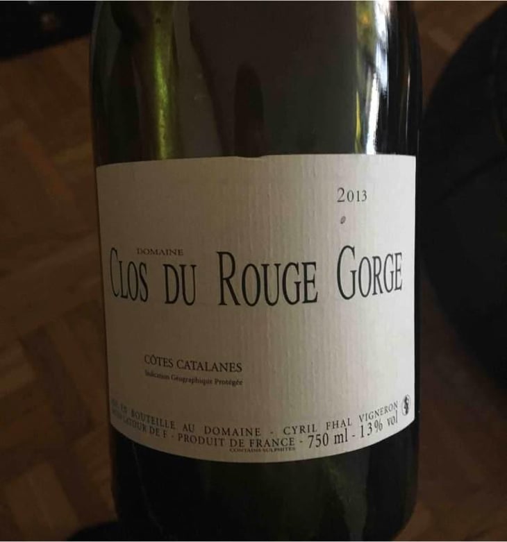 Clos du Rouge Gorge Rouge - Clos du Rouge Gorge - Cyril Fhal 
