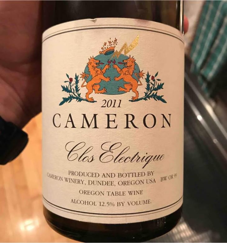 Clos Electrique - Oregon - Cameron Winery 