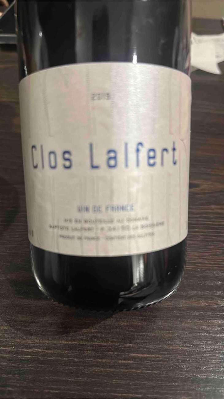 Clos Lalfert - Clos Lalfert - Baptiste Lalfert 