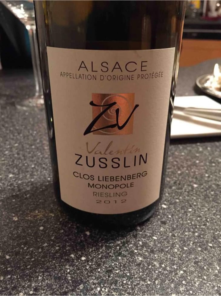 Clos Liebenberg Monopole - Domaine Valentin Zusslin - Jean-Paul & Marie Zusslin 