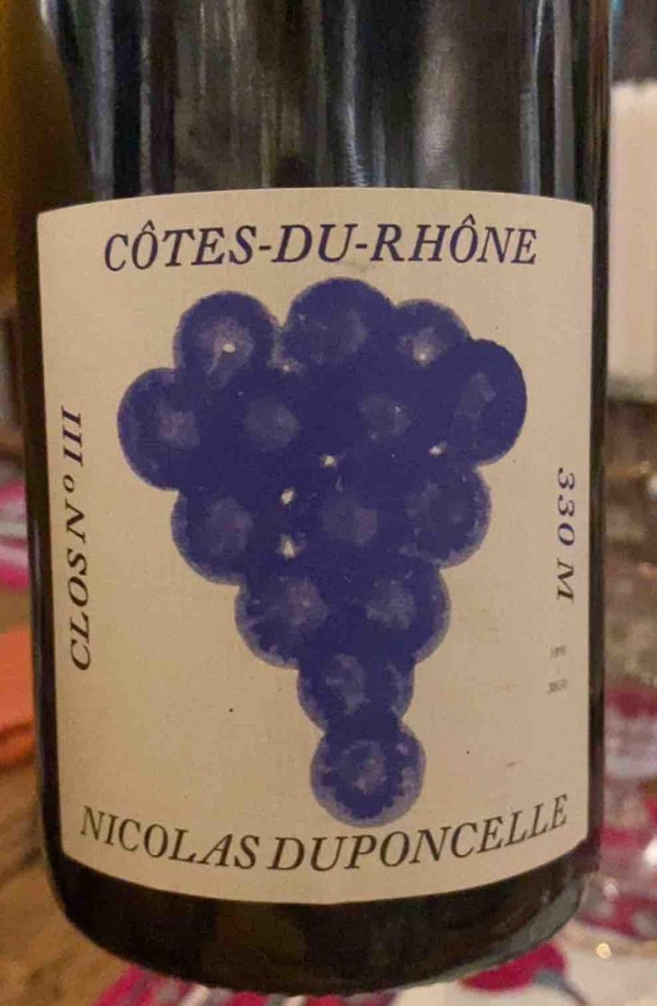 CLOS N° III - Côtes-du-Rhône - Nicolas Duponcelle - Nicolas Duponcelle 