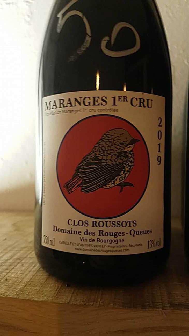Maranges 1er Cru Clos Roussots - Domaine des Rouges-Queues - Isabelle & Jean-Yves Vantey 