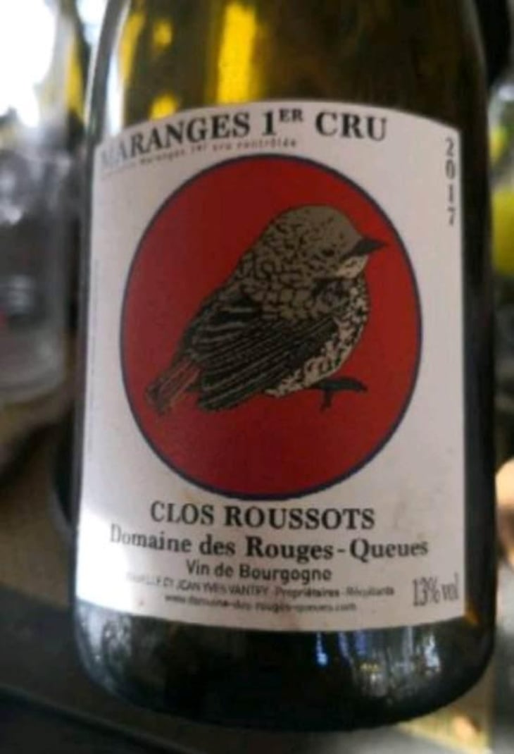 Maranges 1er Cru Clos Roussots - Domaine des Rouges-Queues - Isabelle & Jean-Yves Vantey 