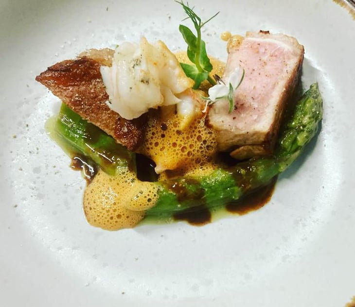 Cochon / Asperges / Langoustine - Affamés - 479805