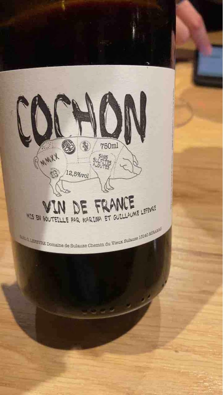 Cochon - Domaine de Sulauze - Karina & Guillaume Lefèvre 