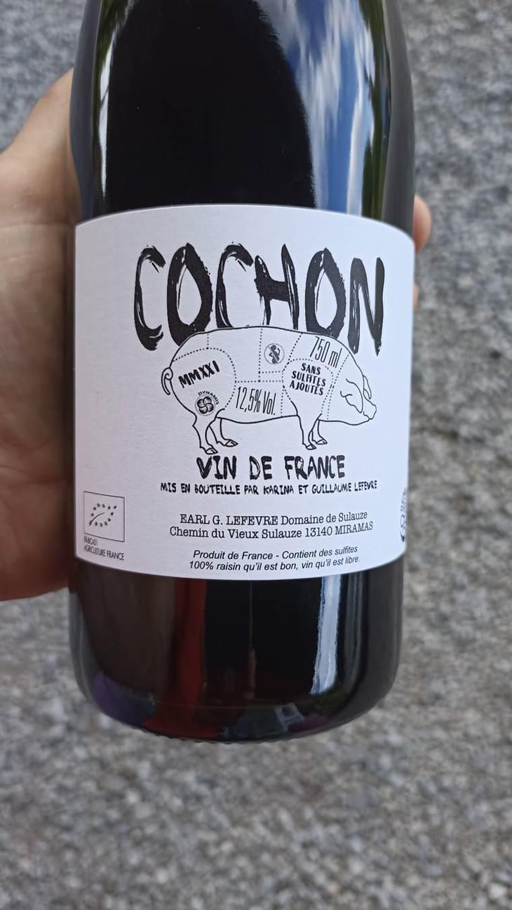 Cochon - Domaine de Sulauze - Karina & Guillaume Lefèvre 