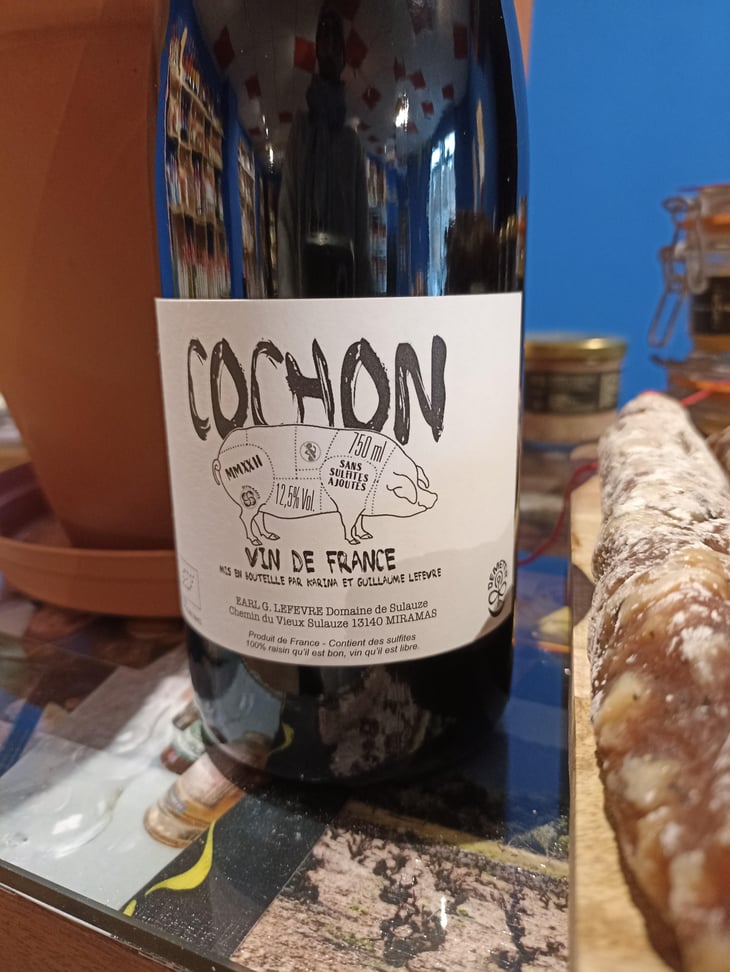 Cochon - Domaine de Sulauze - Karina & Guillaume Lefèvre 
