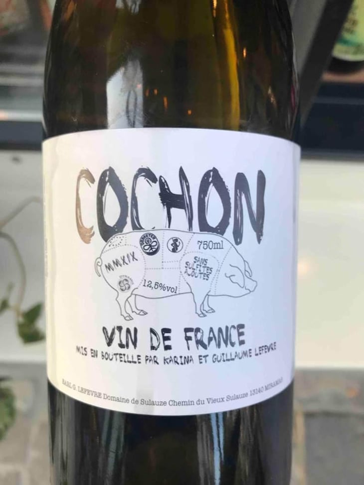 Cochon - Domaine de Sulauze - Karina & Guillaume Lefèvre 