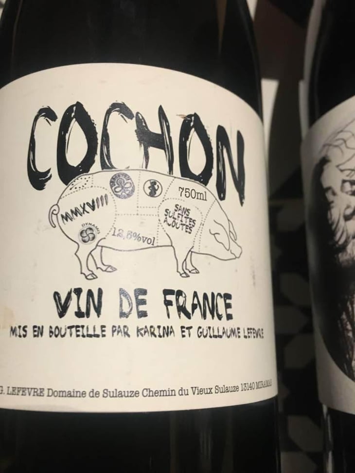 Cochon - Domaine de Sulauze - Karina & Guillaume Lefèvre 