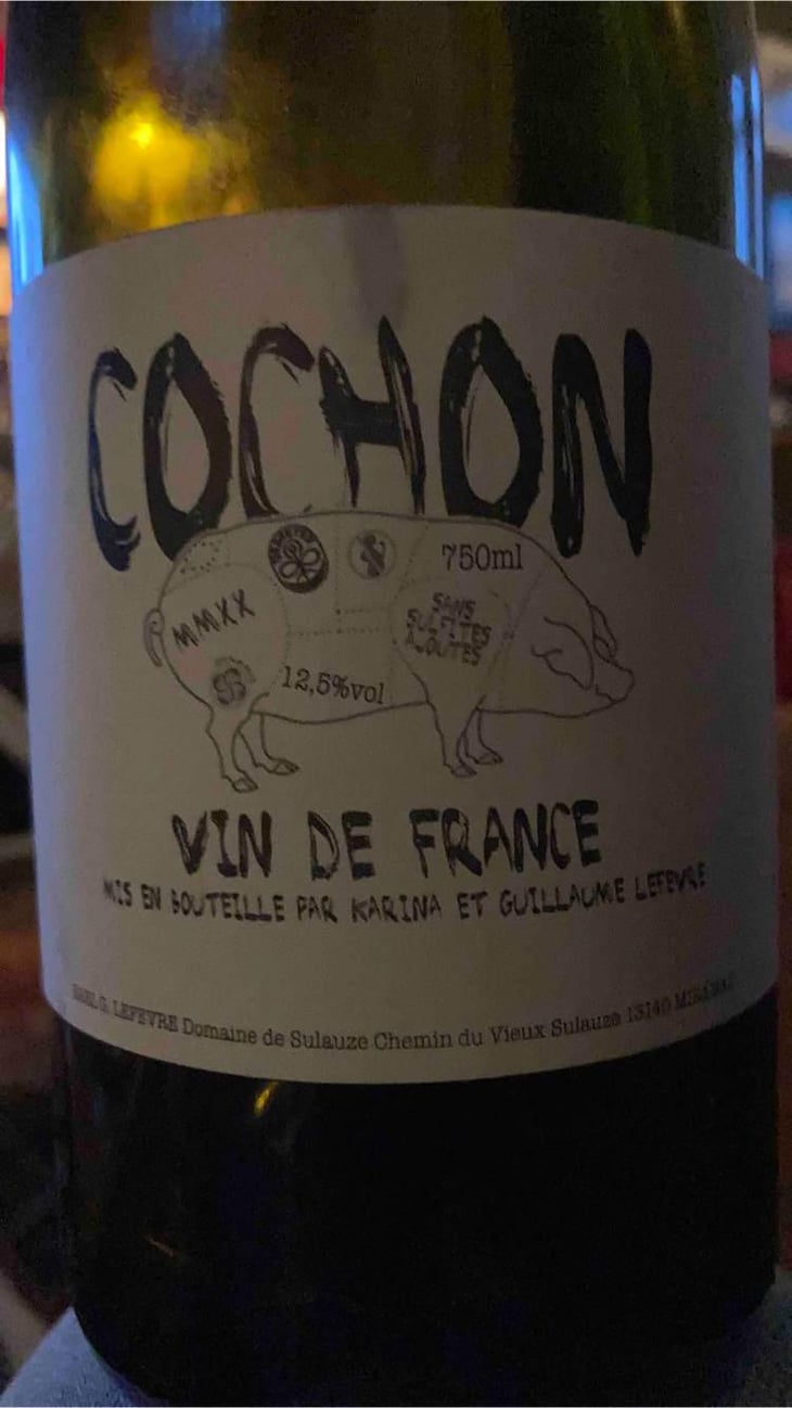 Cochon - Domaine de Sulauze - Karina & Guillaume Lefèvre 