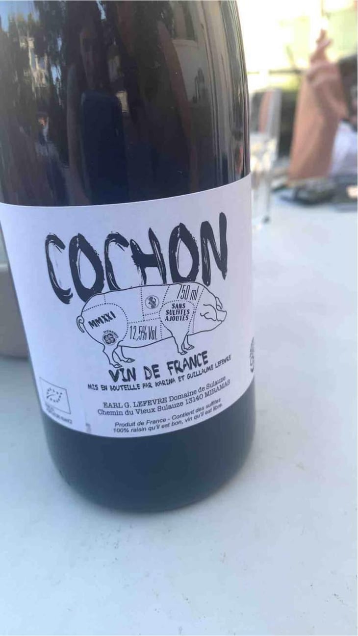Cochon - Domaine de Sulauze - Karina & Guillaume Lefèvre 
