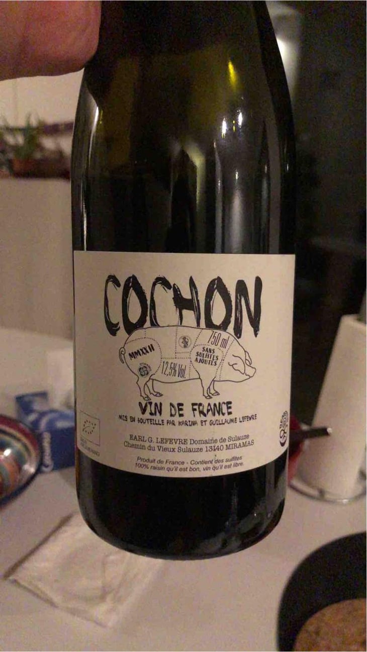 Cochon - Domaine de Sulauze - Karina & Guillaume Lefèvre 