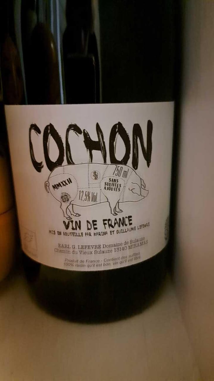 Cochon - Domaine de Sulauze - Karina & Guillaume Lefèvre 