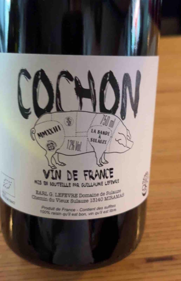 Cochon - Domaine de Sulauze - Karina & Guillaume Lefèvre 