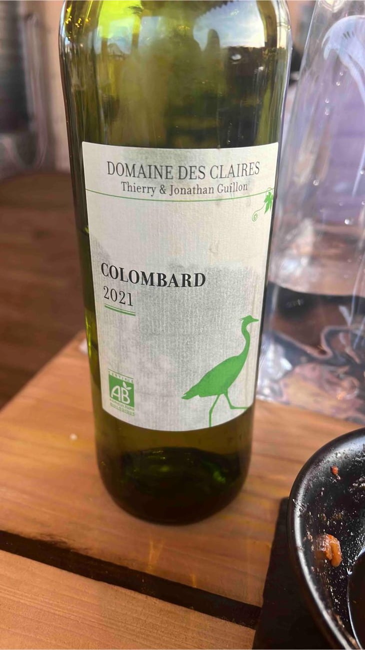 Colombard - Des Claires - Thierry & Joathan Guillon -2021