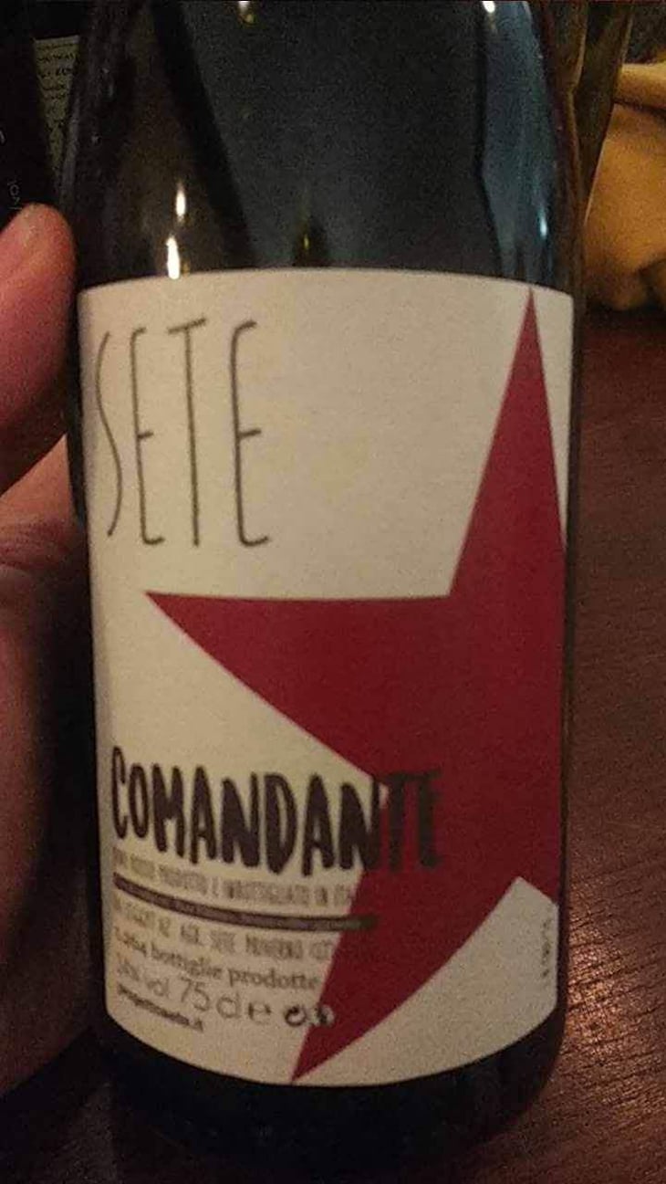 Comandante - Sete - Vini Naturali - Emiliano Giorgi, Arcangelo Galuppi, Martina D’Alessio 