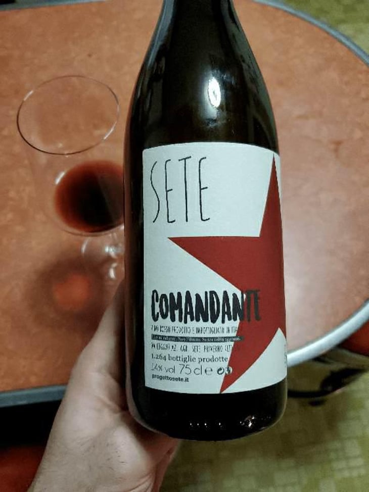Comandante - Sete - Vini Naturali - Emiliano Giorgi, Arcangelo Galuppi, Martina D’Alessio 