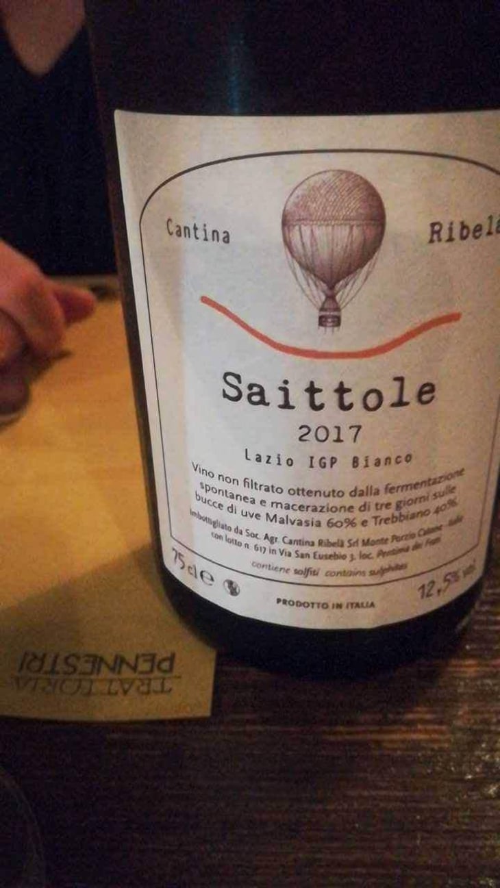 Saittole - Cantina Ribelà - Chiara Bianchi & Daniele Presutti 