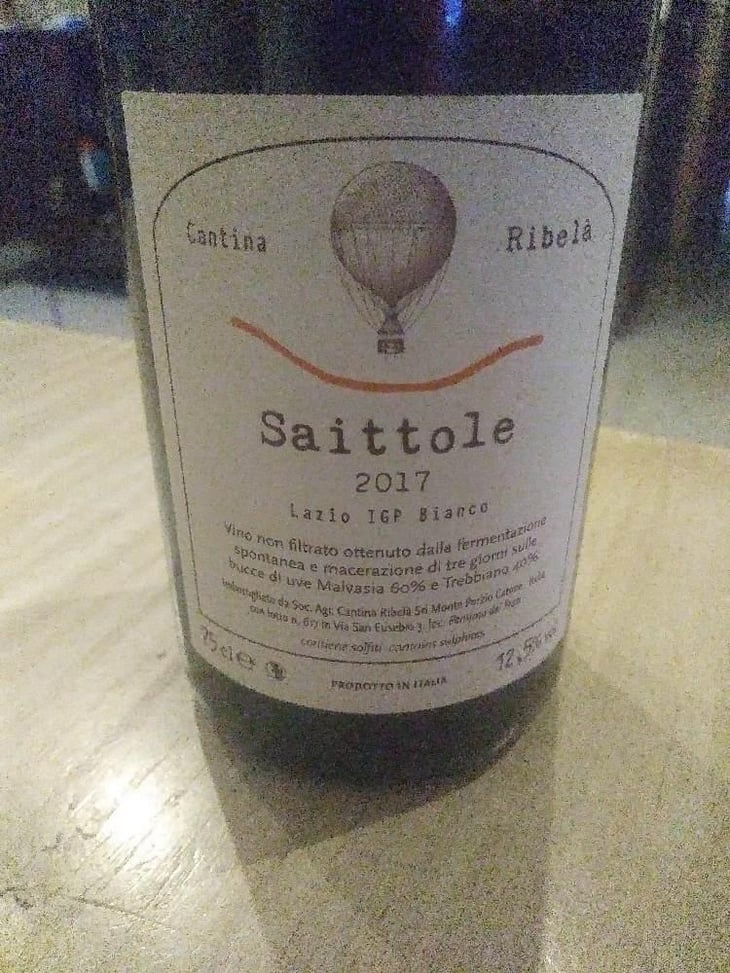 Saittole - Cantina Ribelà - Chiara Bianchi & Daniele Presutti 