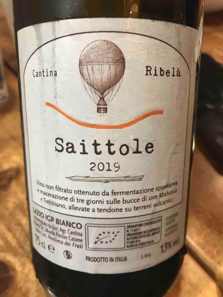 Saittole - Cantina Ribelà - Chiara Bianchi & Daniele Presutti 