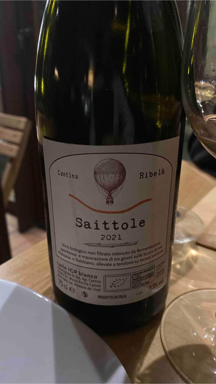Saittole - Cantina Ribelà - Chiara Bianchi & Daniele Presutti 
