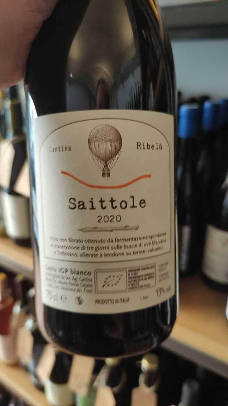 Saittole - Cantina Ribelà - Chiara Bianchi & Daniele Presutti 