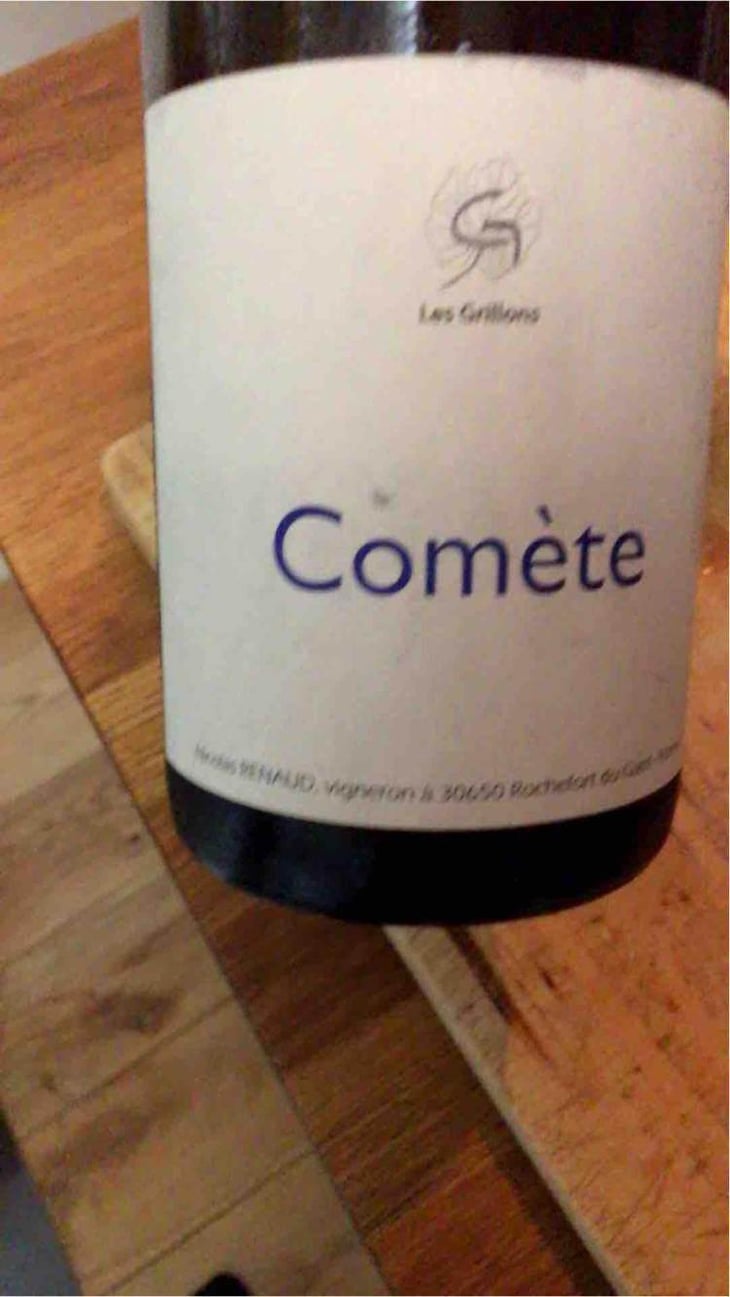 Comète - Clos des Grillons - Nicolas Renaud 