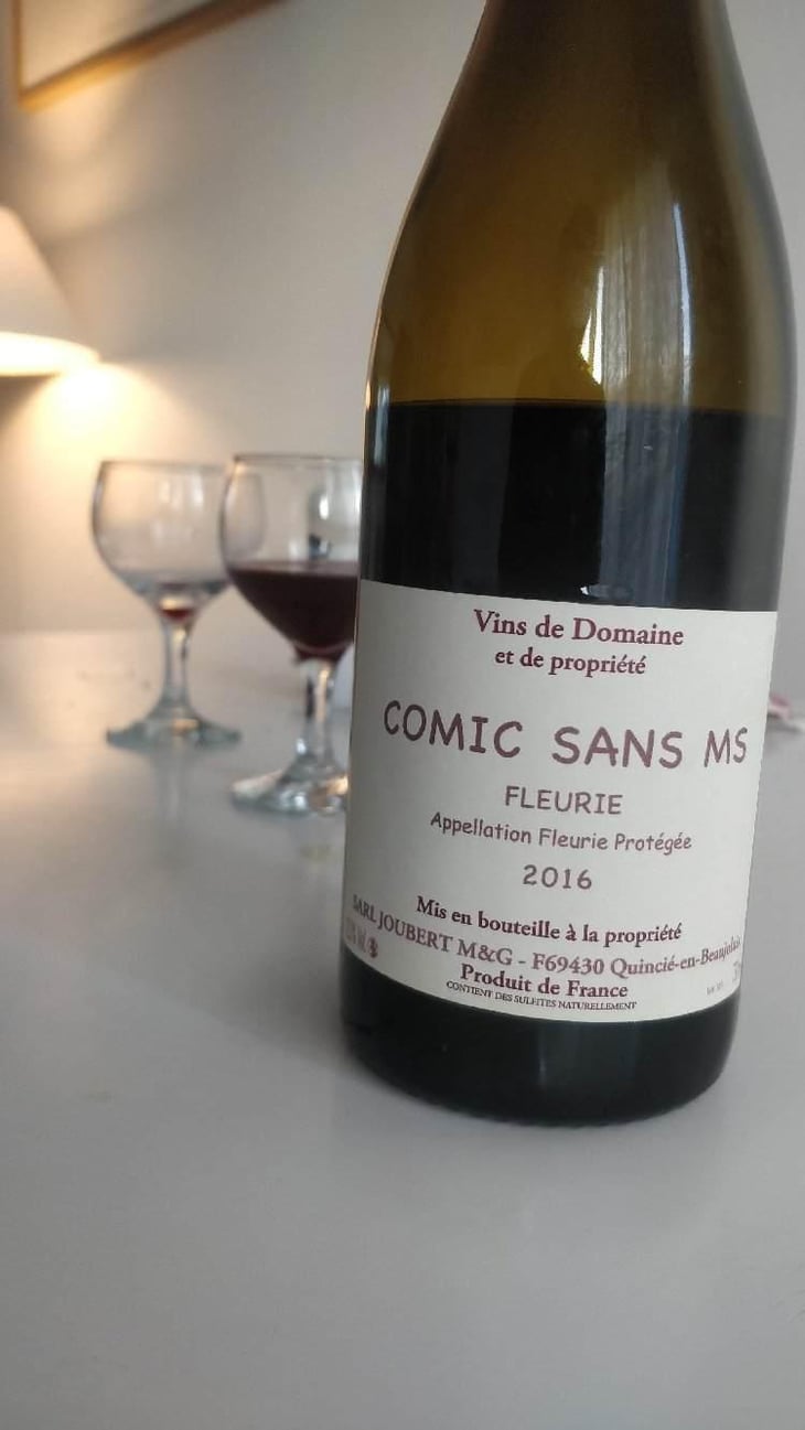 Comic Sans Ms - Domaine Marcel Joubert - Carine Joubert 