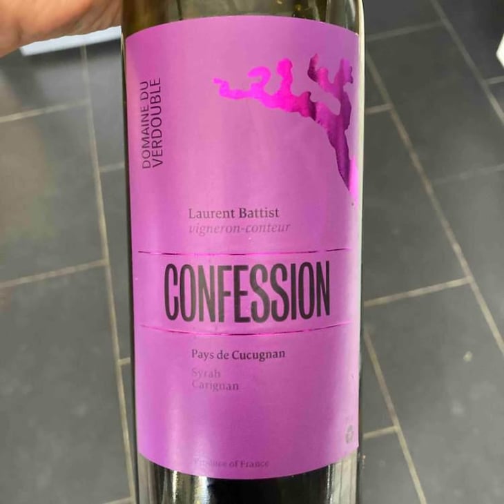Confession - Domaine du Verdouble - Laurent Battist (CLOSED) 
