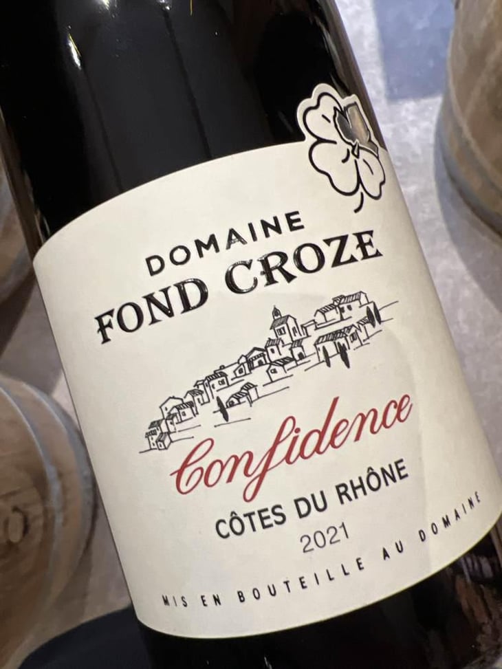 Confidence - Domaine Fond Croze - Bruno & Daniel Long 