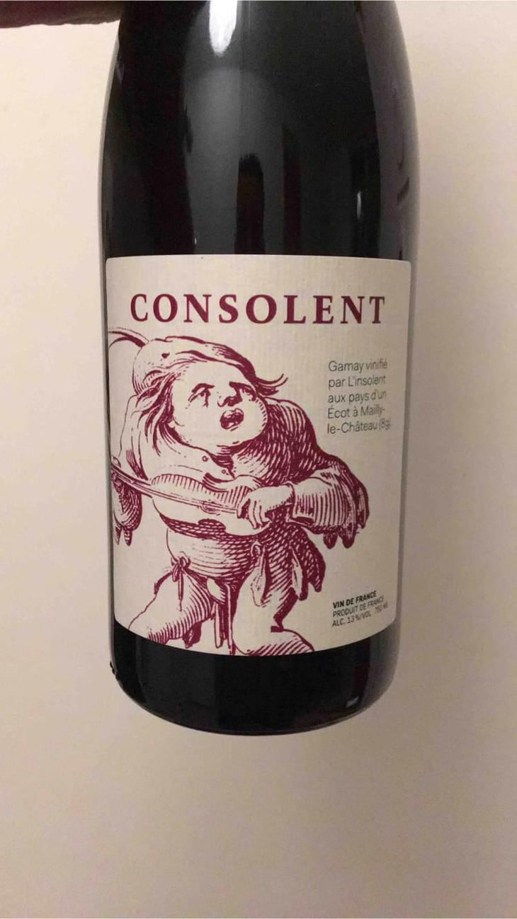 Consolent - Chai L'insolent - François Ecot 