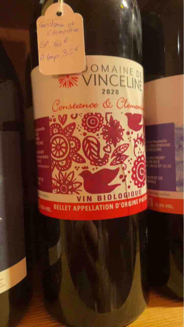 Constance & Clémentine Rouge - Domaine De Vinceline - Vincent & Céline Dauby 