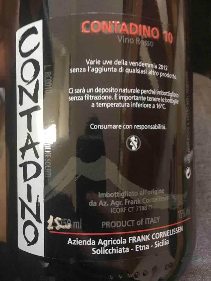 Contadino - Azienda Agricola Frank Cornelissen - Frank Cornelissen 