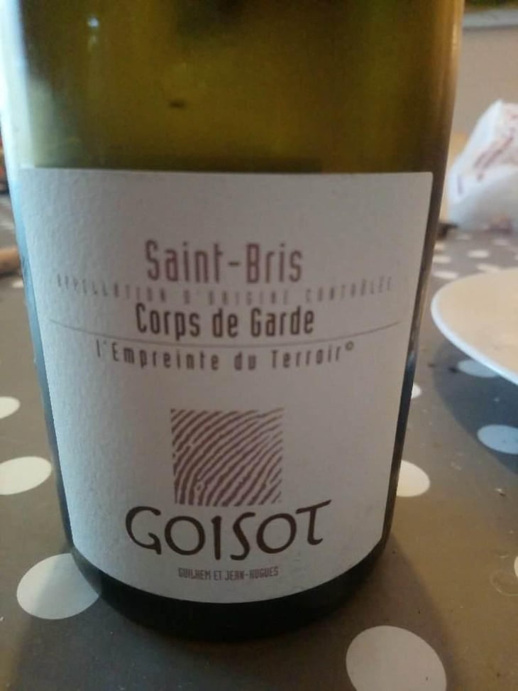 Corps De Garde (Saint Bris) - Domaine Goisot - Guilhem & Jean-Hugues Goisot 